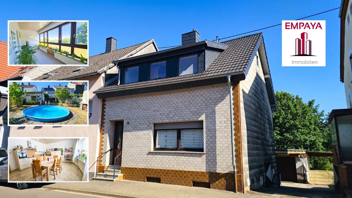 Attraktives und modernisiertes Reihenendhaus mit Garten in Neunkirchen in Neunkirchen